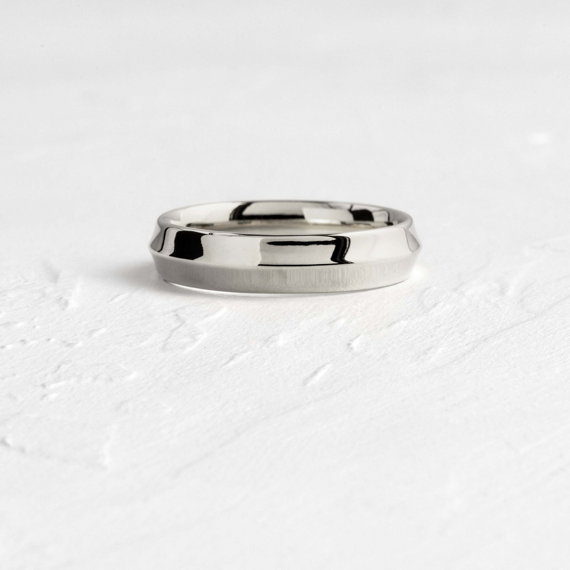 Soft Bevel- Men's Wedding BandSoft Bevel- Men's Wedding Band - Side view