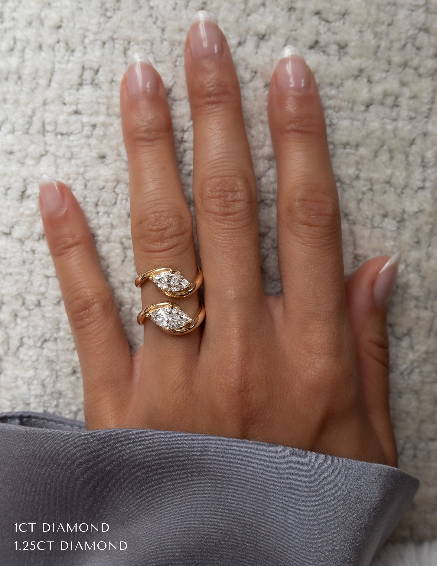 Solitaire Rapture-Marquise Lab Grown Diamond Engagement Ring - Lifestyle