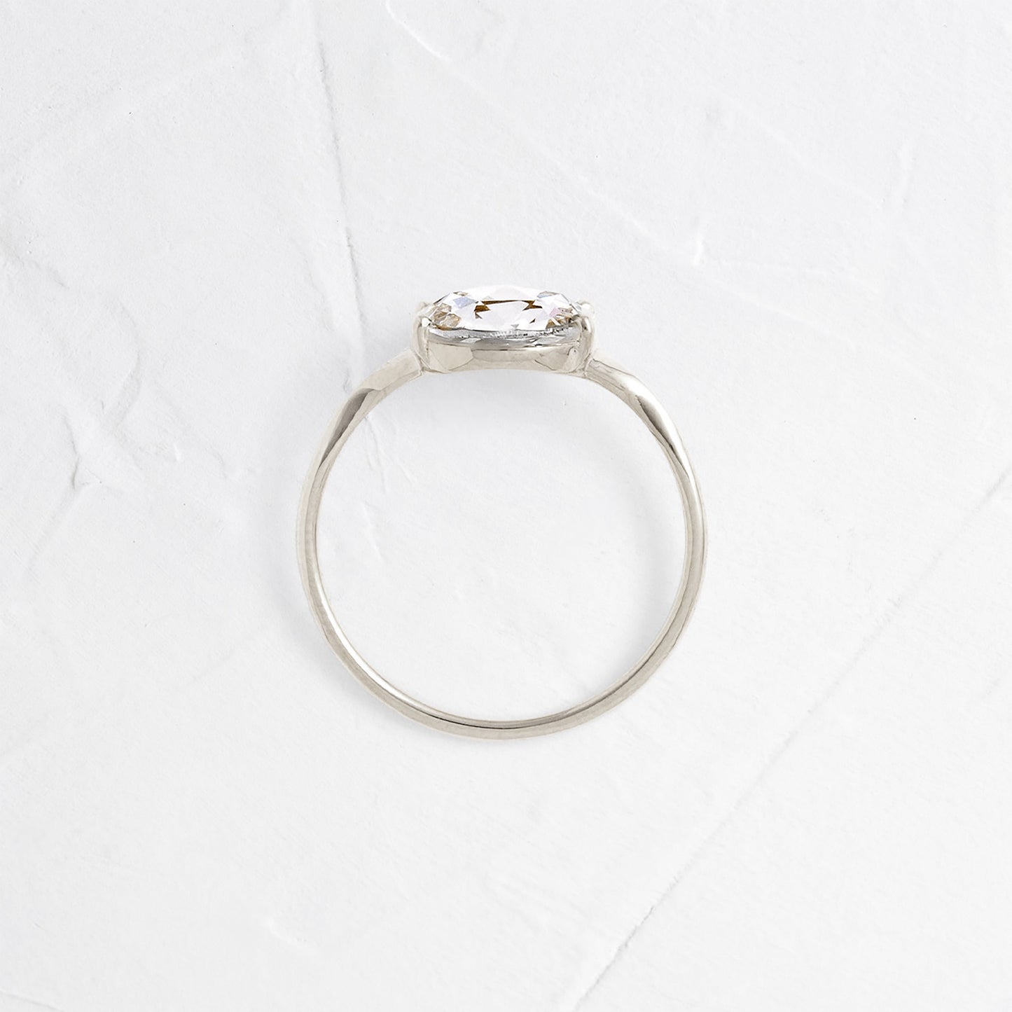 Split Shank-Rose Cut Lab Grown Diamond Engagement Ring - Lifestyle