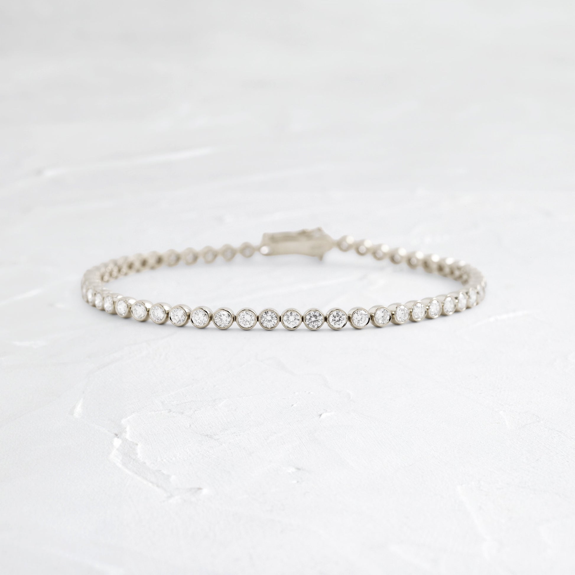 Tennis-2.8 CT Round Lab Grown Diamond BraceletsTennis-2.8 CT Round Lab Grown Diamond Bracelets - Lifestyle