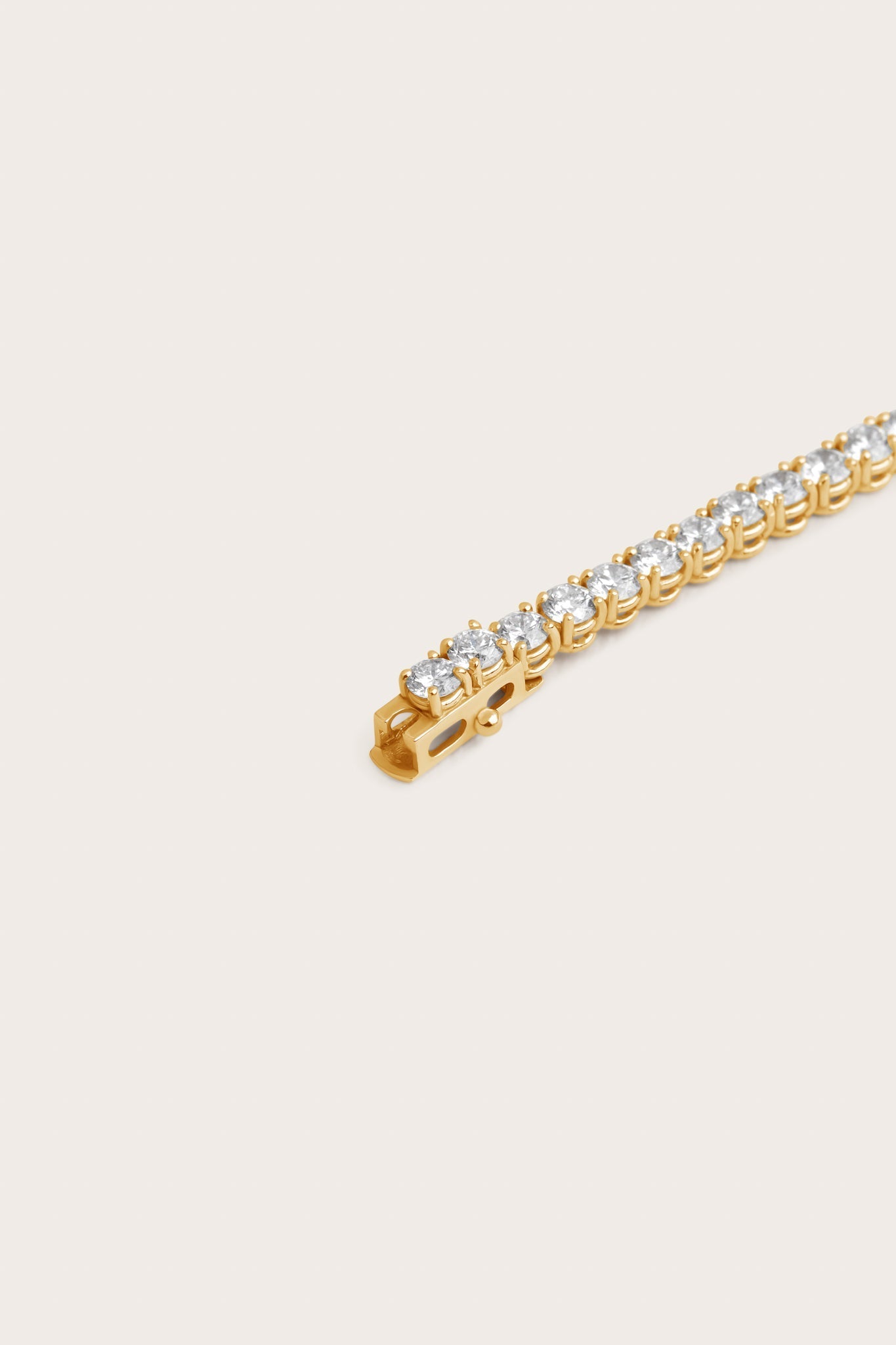 Tennis-3.4 CT Round Lab Grown Diamond BraceletsTennis-3.4 CT Round Lab Grown Diamond Bracelets - Back view