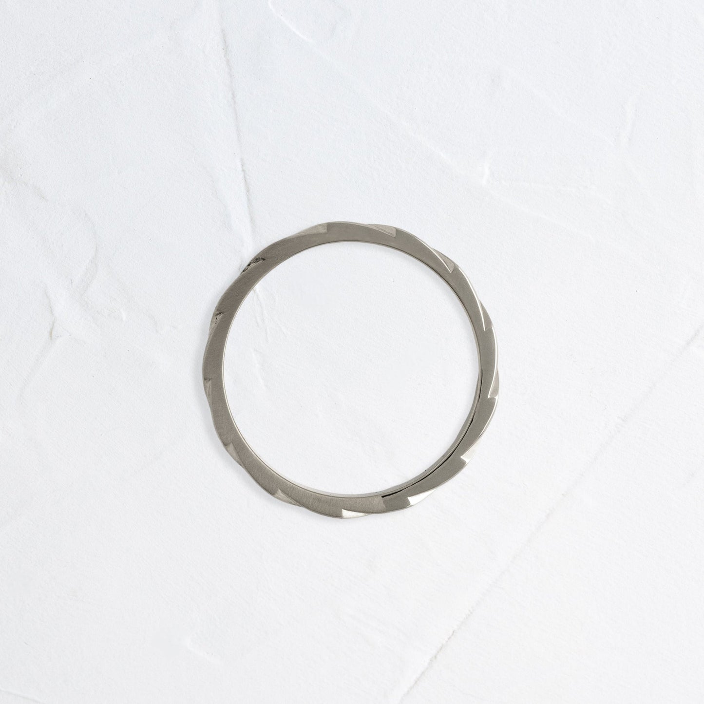 Woven Pattern- Men's Wedding BandWoven Pattern- Men's Wedding Band - Detail view